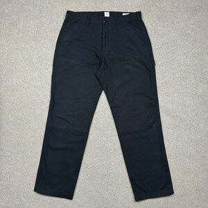 Gap Jeans Mens Size 34 Black Chino Carpenter Straight Fit Adults ( 34 x …